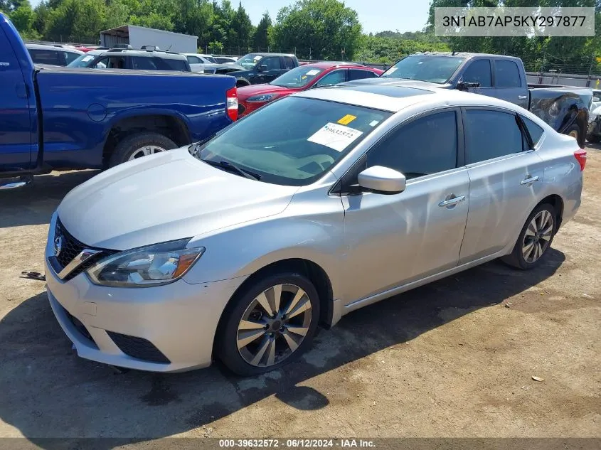 3N1AB7AP5KY297877 2019 Nissan Sentra Sv