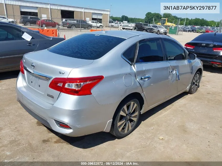 2019 Nissan Sentra Sv VIN: 3N1AB7AP5KY297877 Lot: 39632572