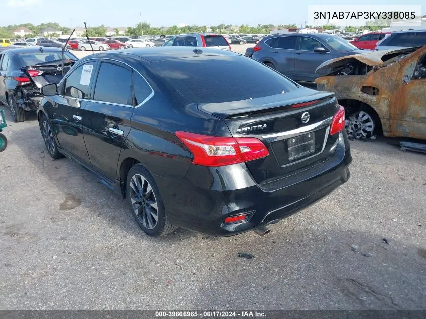 2019 Nissan Sentra Sr VIN: 3N1AB7AP3KY338085 Lot: 39666965