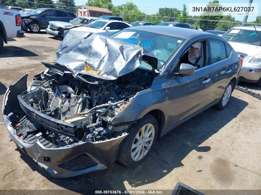 3N1AB7AP6KL627037 2019 Nissan Sentra Sv