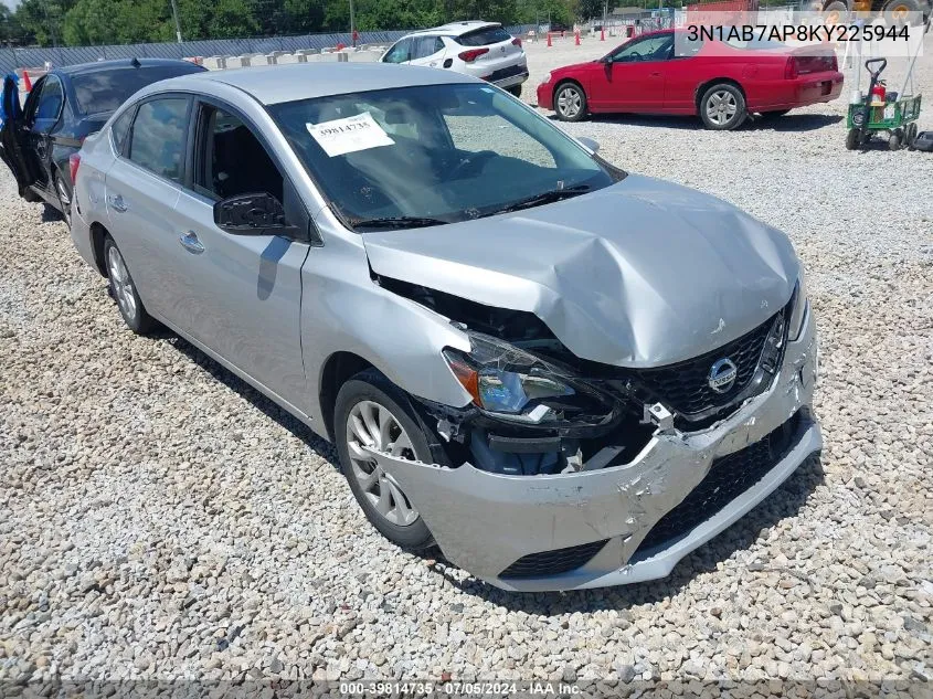 3N1AB7AP8KY225944 2019 Nissan Sentra Sv