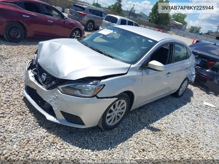 3N1AB7AP8KY225944 2019 Nissan Sentra Sv