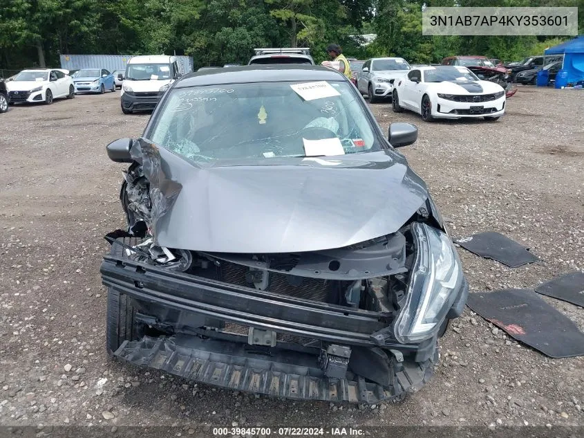 3N1AB7AP4KY353601 2019 Nissan Sentra S