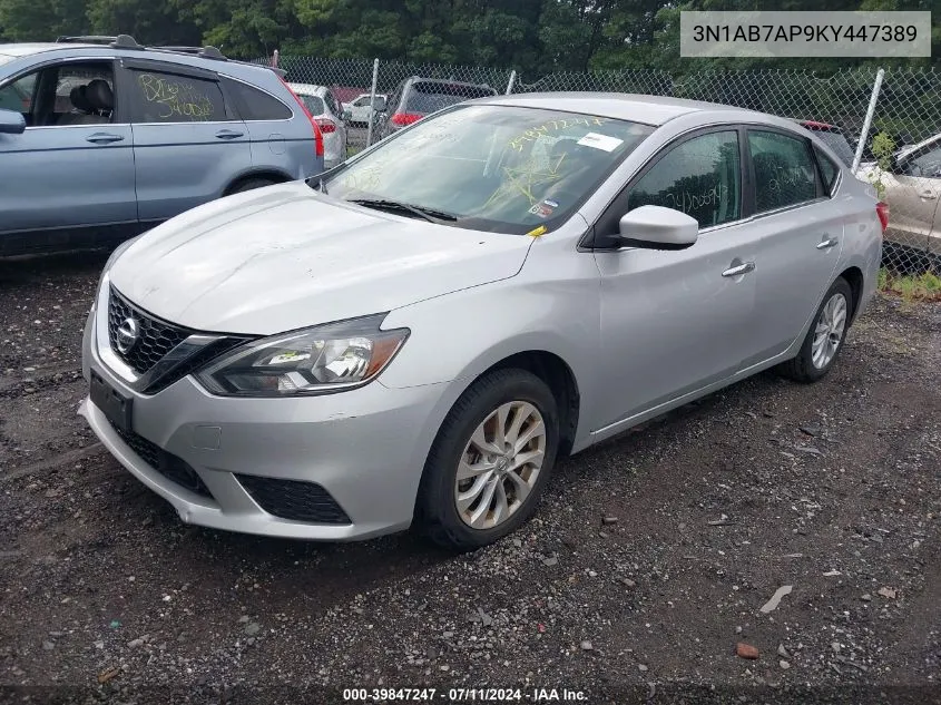 2019 Nissan Sentra Sv VIN: 3N1AB7AP9KY447389 Lot: 39847247