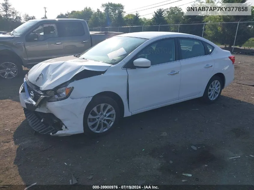 3N1AB7AP7KY377858 2019 Nissan Sentra S/Sv/Sr/Sl