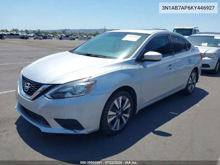 2019 Nissan Sentra Sv VIN: 3N1AB7AP6KY446927 Lot: 39905501