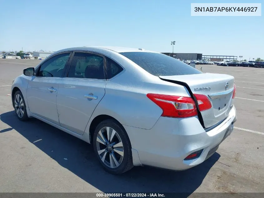 2019 Nissan Sentra Sv VIN: 3N1AB7AP6KY446927 Lot: 39905501