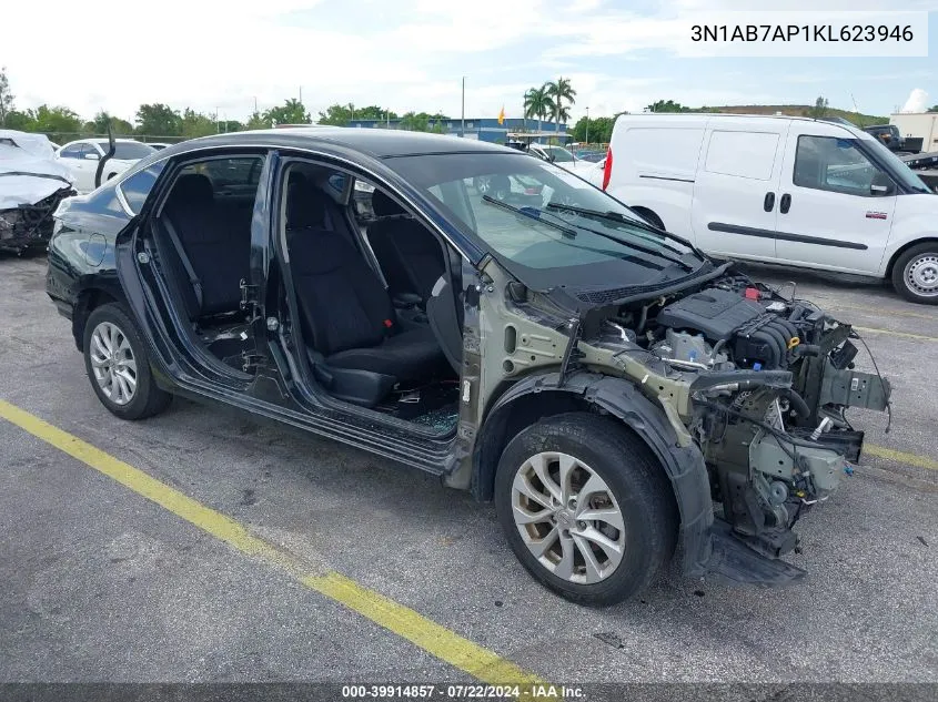 2019 Nissan Sentra Sv VIN: 3N1AB7AP1KL623946 Lot: 39914857