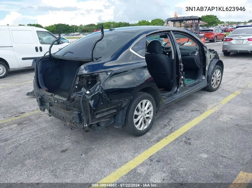 3N1AB7AP1KL623946 2019 Nissan Sentra Sv