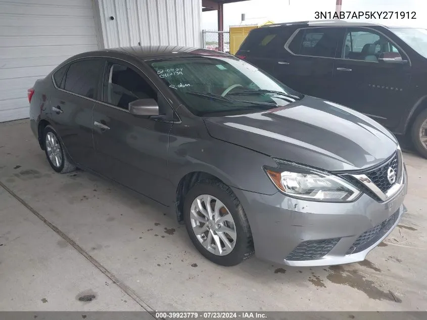 3N1AB7AP5KY271912 2019 Nissan Sentra S