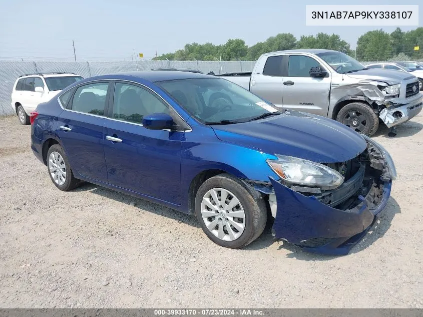 3N1AB7AP9KY338107 2019 Nissan Sentra S