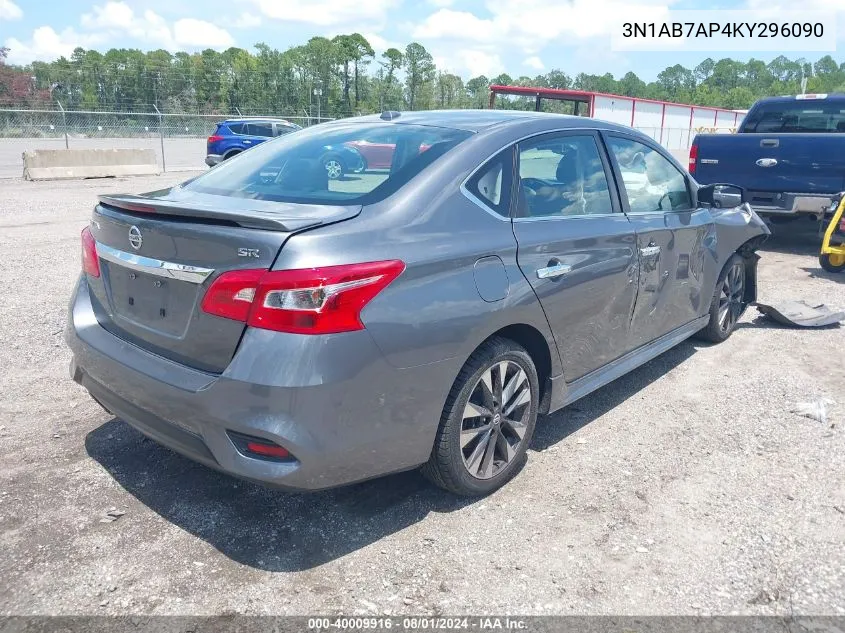 2019 Nissan Sentra Sr VIN: 3N1AB7AP4KY296090 Lot: 40009916