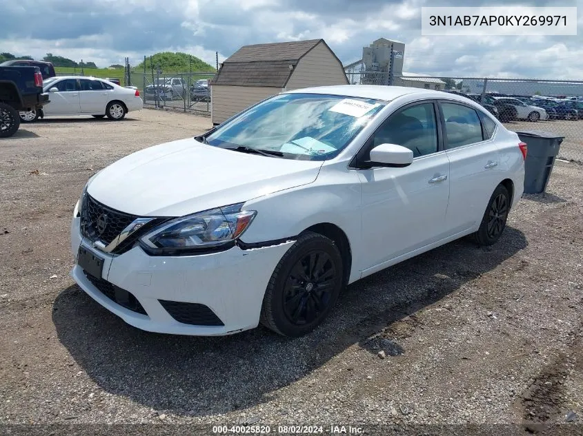 3N1AB7AP0KY269971 2019 Nissan Sentra S