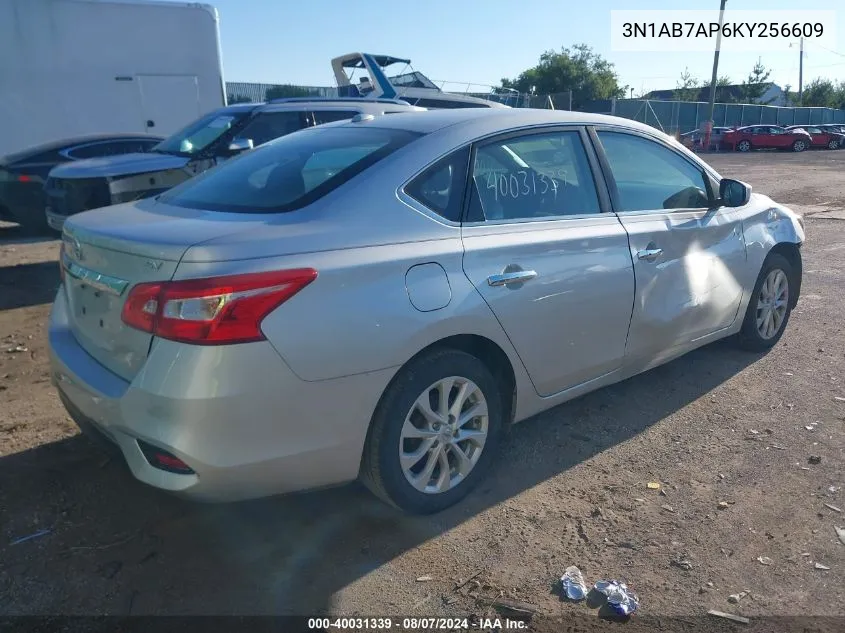 3N1AB7AP6KY256609 2019 Nissan Sentra Sv