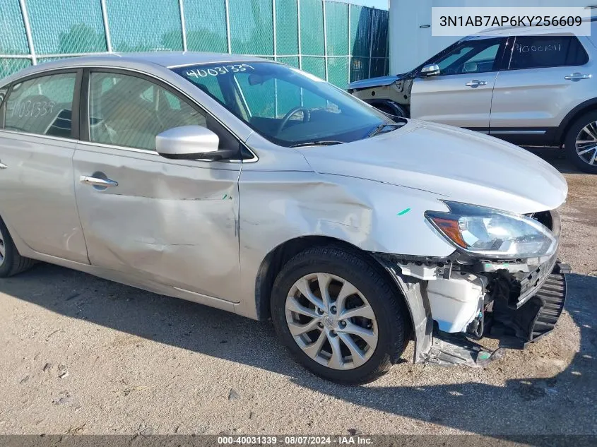 3N1AB7AP6KY256609 2019 Nissan Sentra Sv