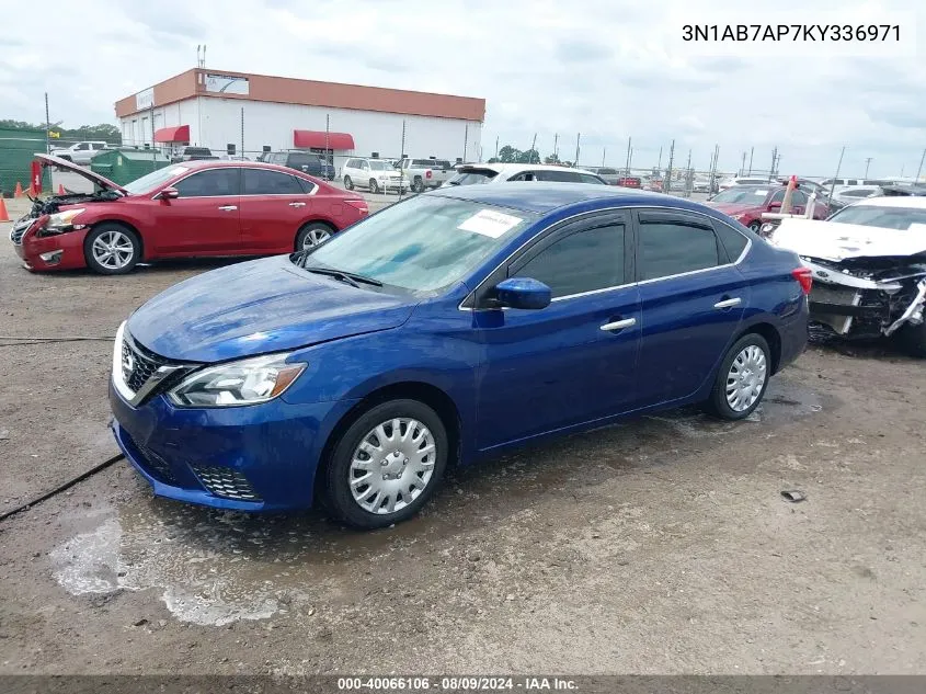 3N1AB7AP7KY336971 2019 Nissan Sentra S