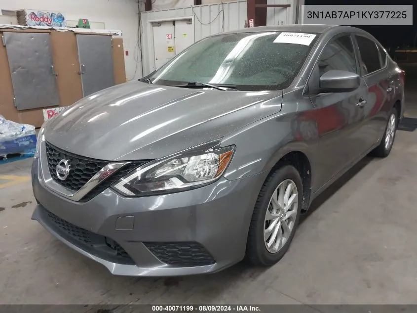 3N1AB7AP1KY377225 2019 Nissan Sentra Sv