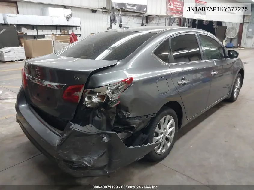 3N1AB7AP1KY377225 2019 Nissan Sentra Sv