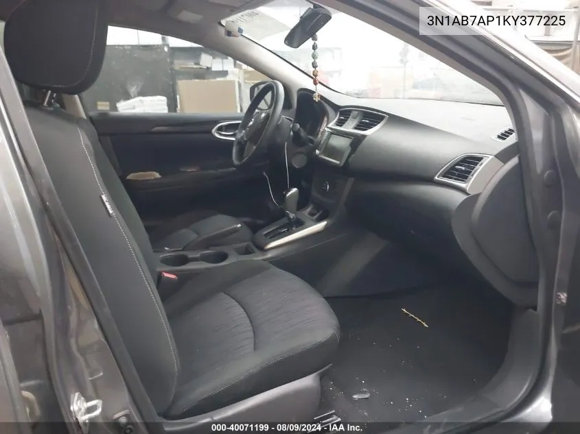 3N1AB7AP1KY377225 2019 Nissan Sentra Sv