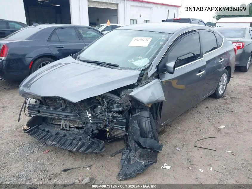 3N1AB7APXKY436899 2019 Nissan Sentra Sv