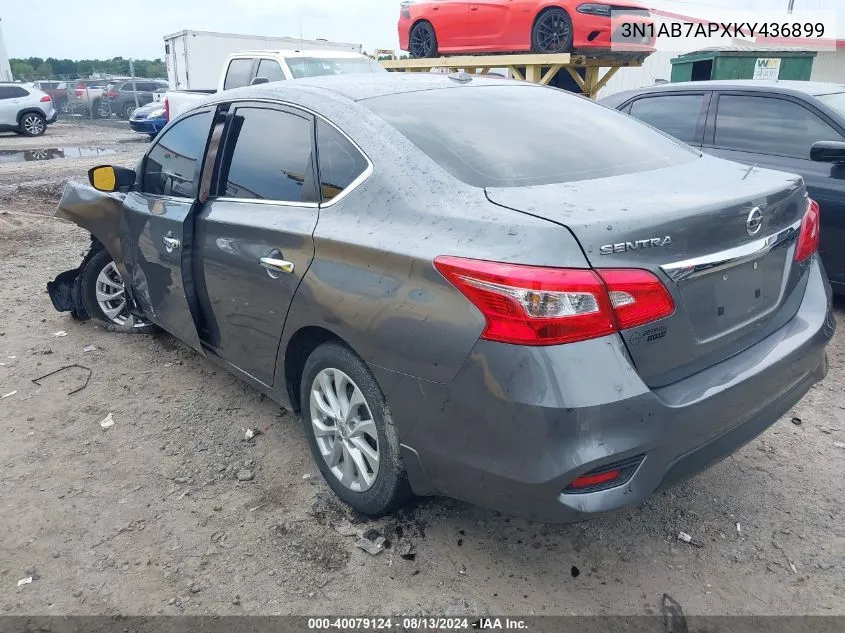 3N1AB7APXKY436899 2019 Nissan Sentra Sv