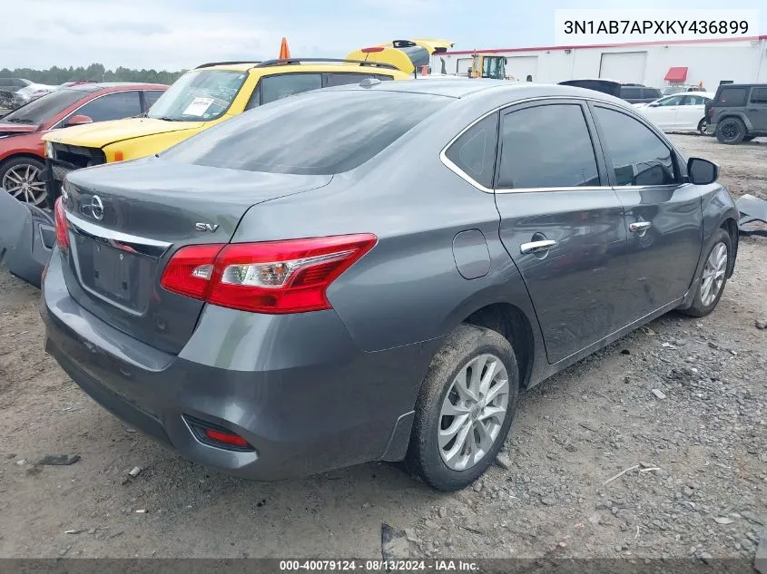 3N1AB7APXKY436899 2019 Nissan Sentra Sv