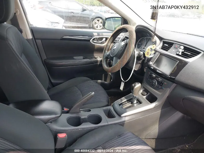 3N1AB7AP0KY432912 2019 Nissan Sentra Sv