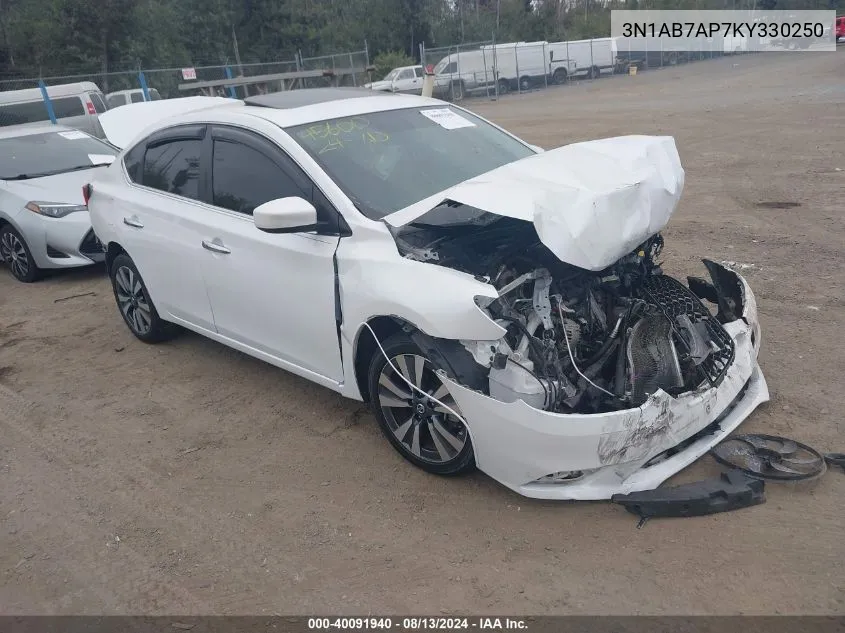 3N1AB7AP7KY330250 2019 Nissan Sentra S/Sv/Sr/Sl