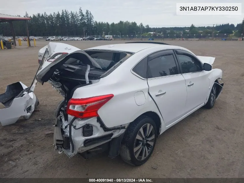 3N1AB7AP7KY330250 2019 Nissan Sentra S/Sv/Sr/Sl