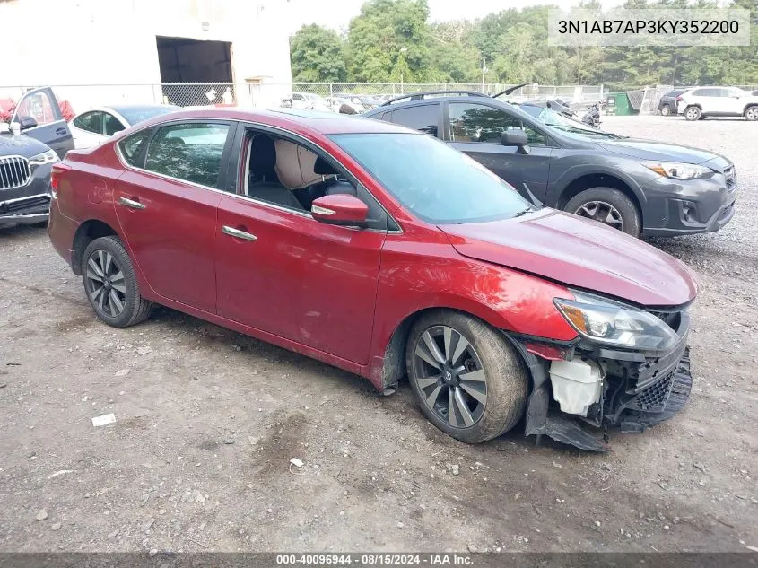 3N1AB7AP3KY352200 2019 Nissan Sentra Sl