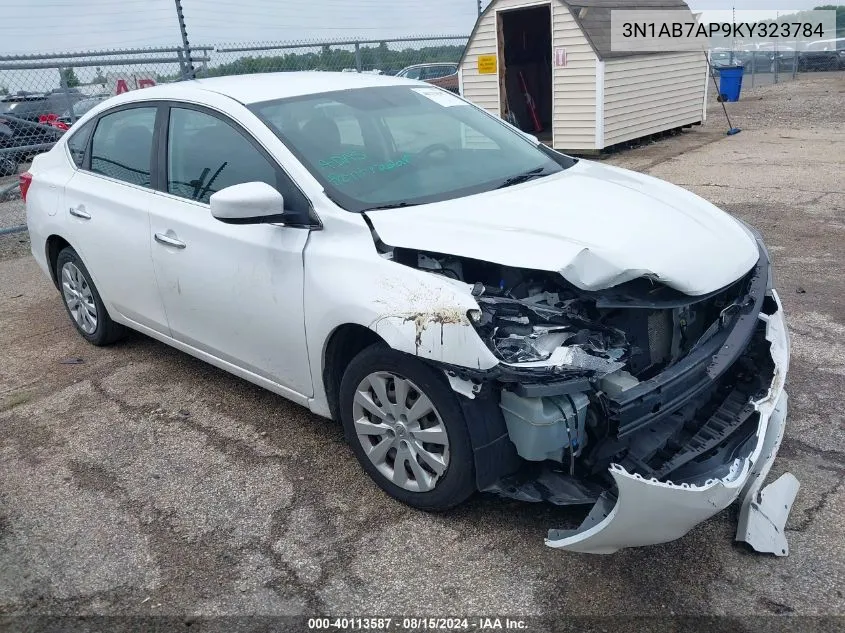 3N1AB7AP9KY323784 2019 Nissan Sentra S