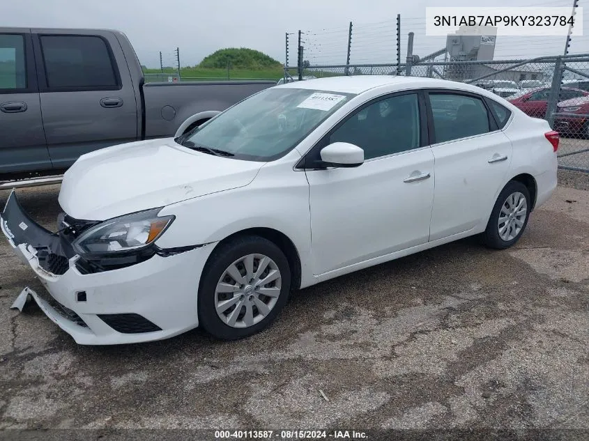 3N1AB7AP9KY323784 2019 Nissan Sentra S