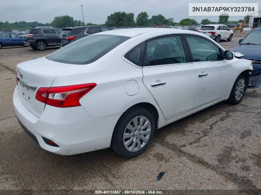 3N1AB7AP9KY323784 2019 Nissan Sentra S