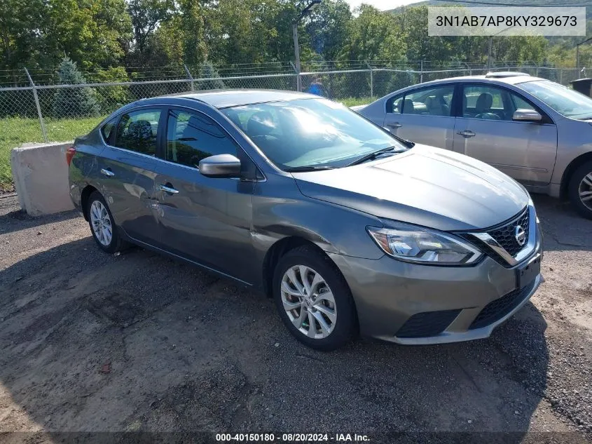 3N1AB7AP8KY329673 2019 Nissan Sentra Sv