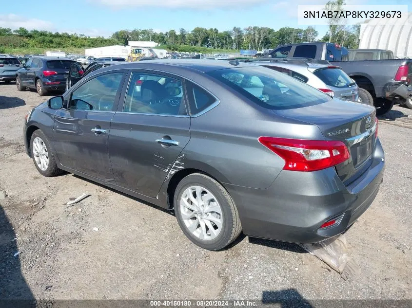 3N1AB7AP8KY329673 2019 Nissan Sentra Sv