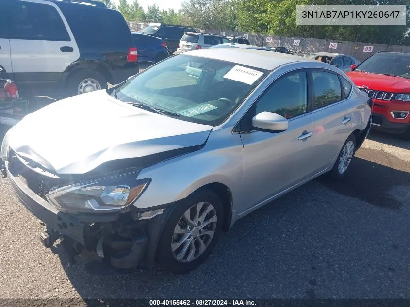 3N1AB7AP1KY260647 2019 Nissan Sentra S