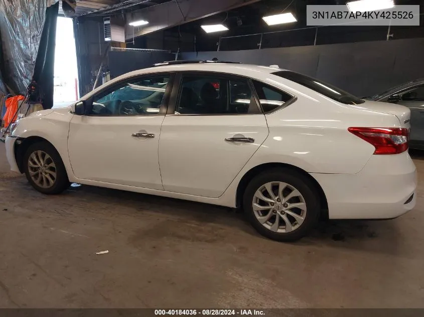 3N1AB7AP4KY425526 2019 Nissan Sentra Sv