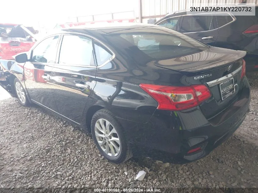 3N1AB7AP1KY220732 2019 Nissan Sentra S