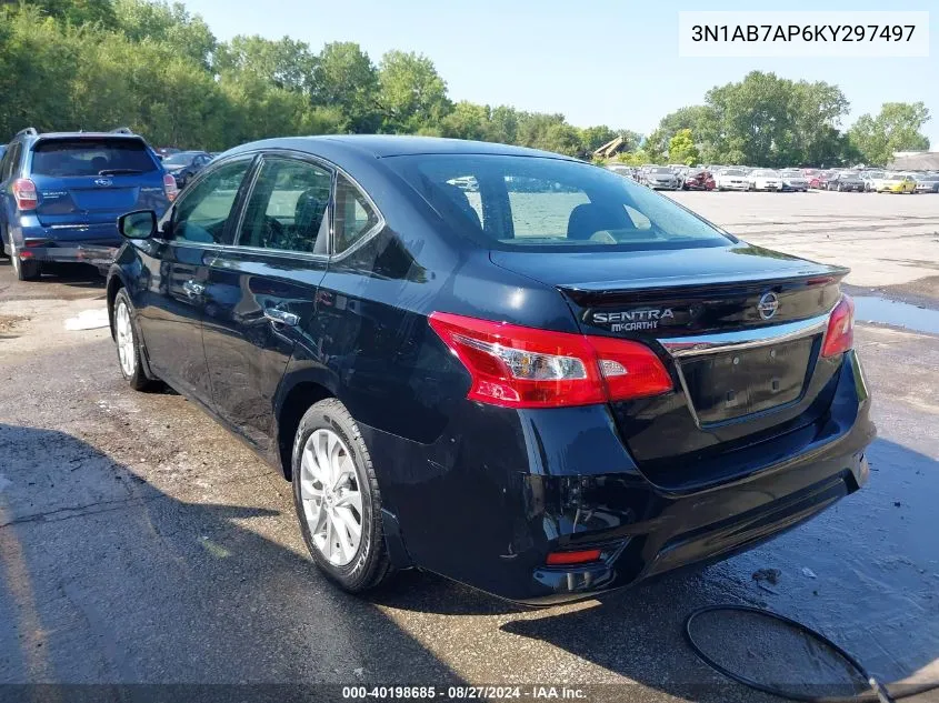 2019 Nissan Sentra S VIN: 3N1AB7AP6KY297497 Lot: 40198685