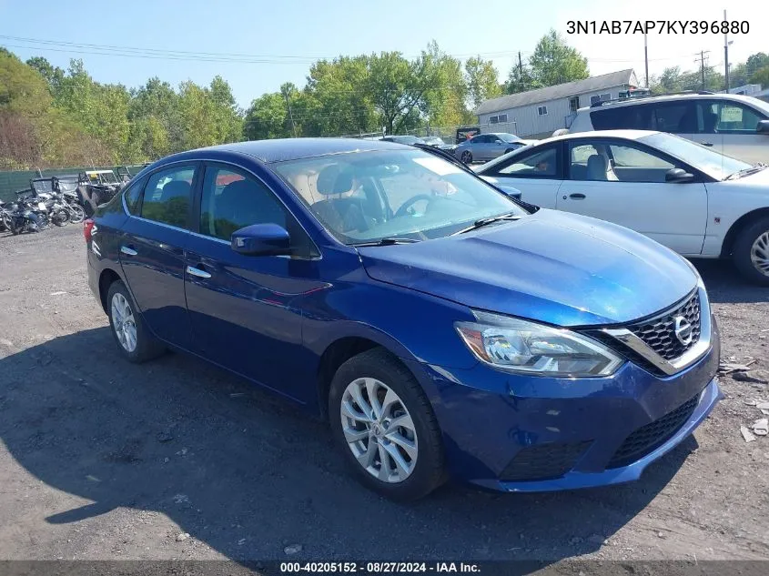 3N1AB7AP7KY396880 2019 Nissan Sentra Sv