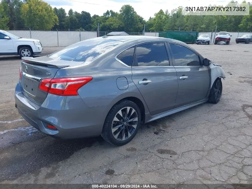 3N1AB7AP7KY217382 2019 Nissan Sentra Sr