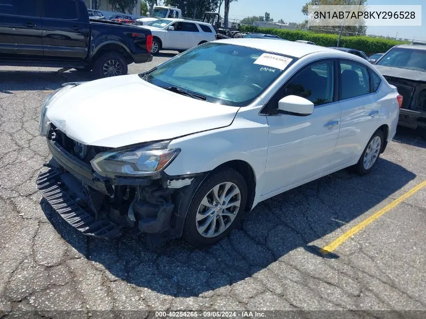 3N1AB7AP8KY296528 2019 Nissan Sentra Sv