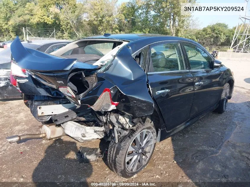 2019 Nissan Sentra Sr VIN: 3N1AB7AP5KY209524 Lot: 40285706