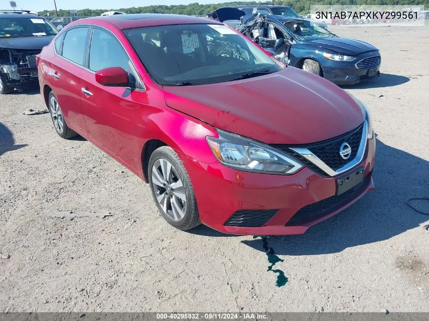 2019 Nissan Sentra S/Sv/Sr/Sl VIN: 3N1AB7APXKY299561 Lot: 40295832