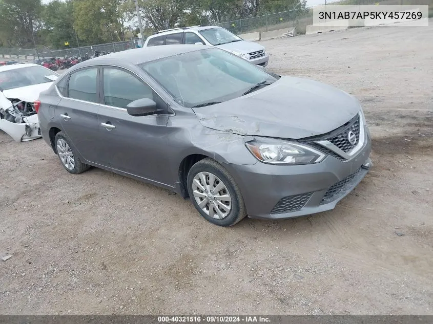 3N1AB7AP5KY457269 2019 Nissan Sentra S