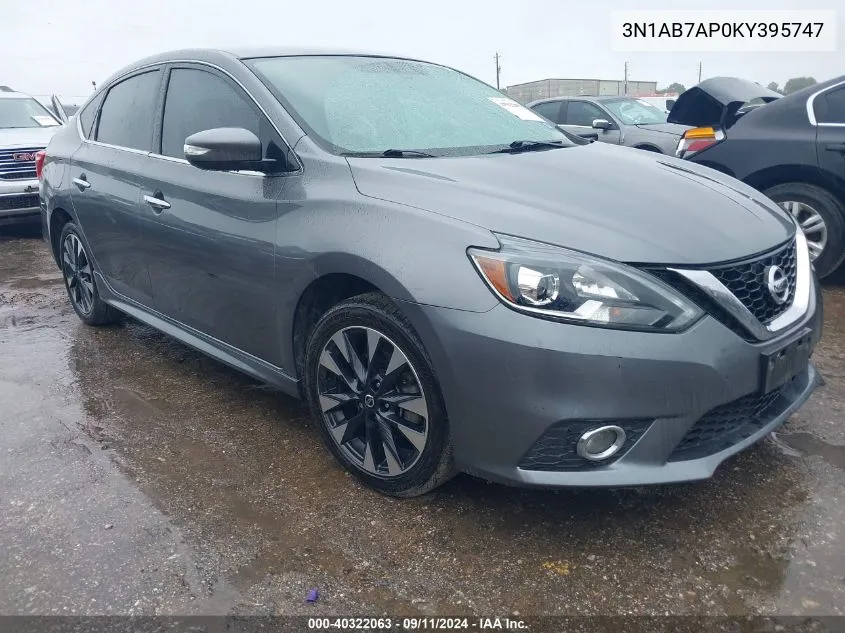 2019 Nissan Sentra S/Sv/Sr/Sl VIN: 3N1AB7AP0KY395747 Lot: 40322063