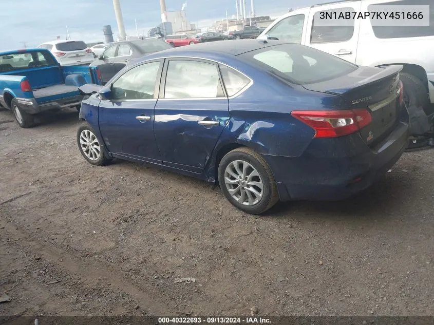 3N1AB7AP7KY451666 2019 Nissan Sentra S/Sv/Sr/Sl