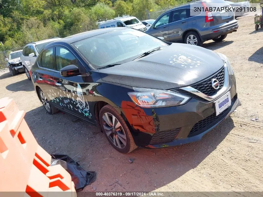 3N1AB7AP5KY291108 2019 Nissan Sentra Sv