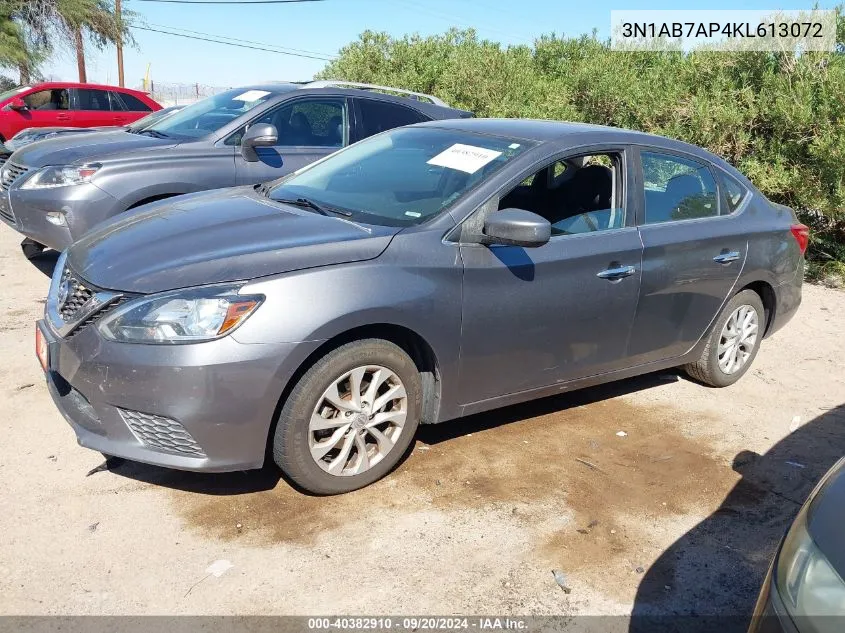 3N1AB7AP4KL613072 2019 Nissan Sentra Sv