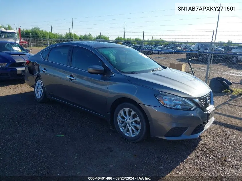 3N1AB7APXKY271601 2019 Nissan Sentra S